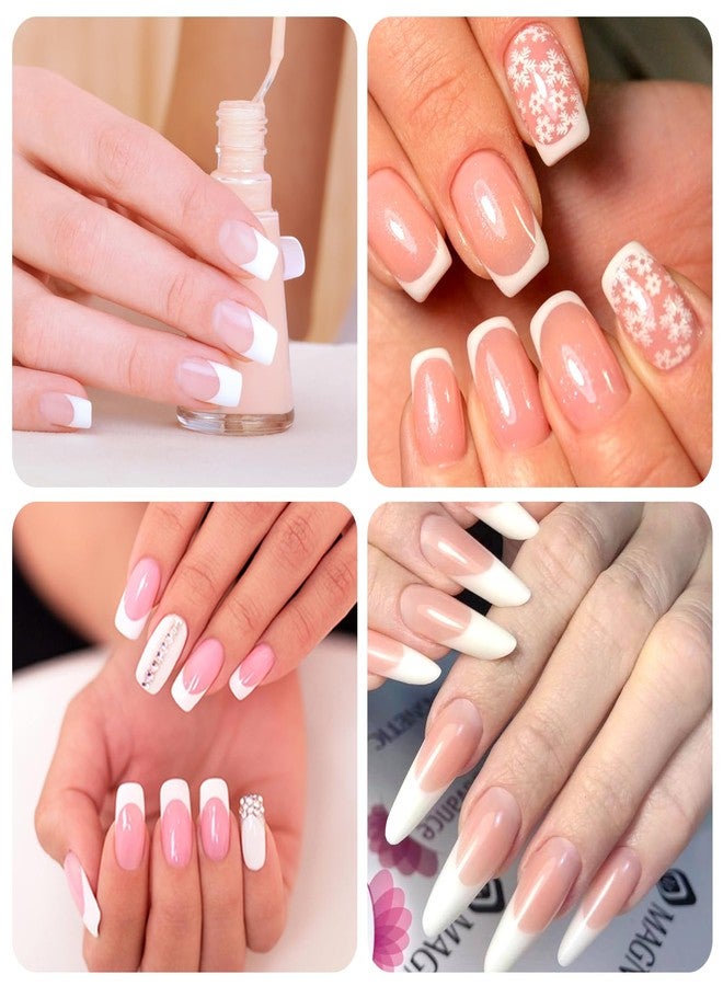 Hariendny 64 Sheets French Tip Nail Guides French Tip Nail Art Stickers Wave Lines Self-Adhesive Manicure Strips Stickers Tape for Manicure Edge Auxiliary DIY Decor Stencil Set(11 Designs) - Image 2